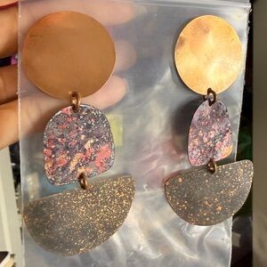 Sibilia Geometry 3” drop Earrings